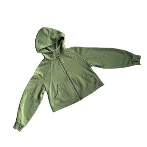 Lululemon Scuba Oversized Full Zip Hoodie in Green Foliage